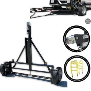 Stand Up Car Tow Dolly with Surge Disc Brakes – Vehicle Towing Trailer