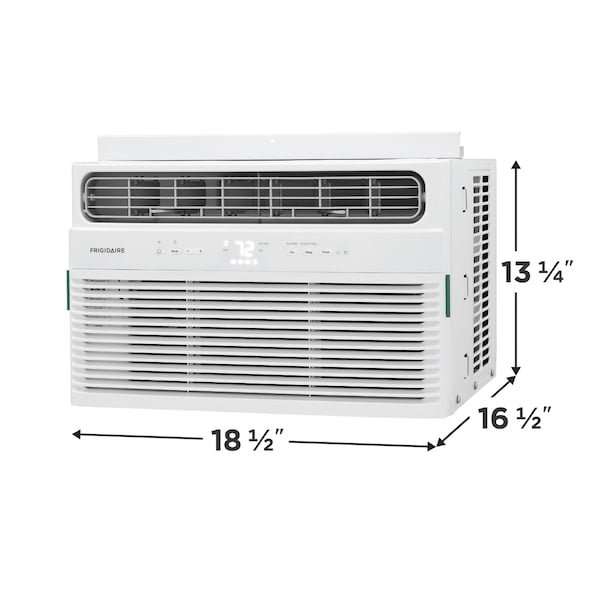 Frigidaire 8,000 BTU Window Air Conditioner with Wi-Fi, 350 Sq. Ft., Smart App, 3-Speeds, White, FHWW084TE1 - Image 5