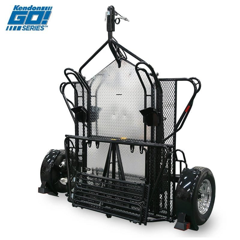 GO Series Dual-Rail Folding Motorcycle Trailer – Steel Ride-Up Utility Trailer - Image 10