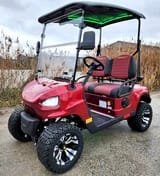 48V Electric Golf Cart 2-Seater – Renegade Light Edition Utility Golf UTV, Red - Image 2