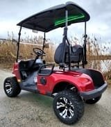 48V Electric Golf Cart 2-Seater – Renegade Light Edition Utility Golf UTV, Red - Image 3