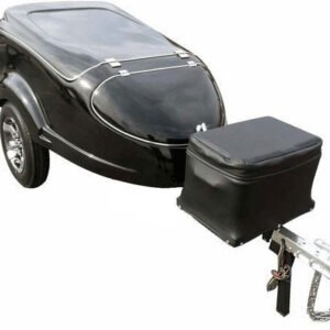 Compact Motorcycle Utility Trailer – Single Bike Tow & Transport Hauler