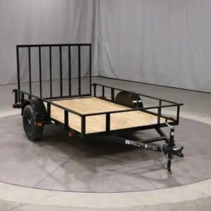 Heavy-Duty 6x10 Utility Trailer – Single Axle Wood Floor Trailer