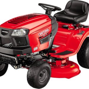 CRAFTSMAN T110 42-Inch Gas Riding Lawn Mower – 17.5 HP Engine, 7-Speed Manual Transmission