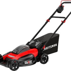 CRAFTSMAN V20 Cordless Push Lawn Mower – Battery-Powered Electric Mower