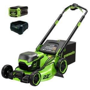 Greenworks Pro 60V 22-Inch Self-Propelled Cordless Electric Lawn Mower