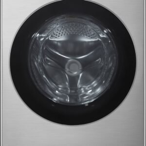 LG - 5.0 Cu. Ft. High-Efficiency Stackable Smart Front Load Washer with Steam and TurboWash 360° - Graphite Steel
