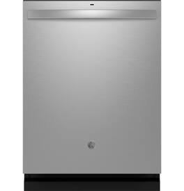 GE - 24" Top Control Built-In Stainless Steel Tub Dishwasher with 3rd Rack, Sanitize Cycle and 47 dBA - Stainless Steel