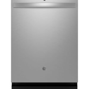 GE - 24" Top Control Built-In Stainless Steel Tub Dishwasher with 3rd Rack, Sanitize Cycle and 47 dBA - Stainless Steel
