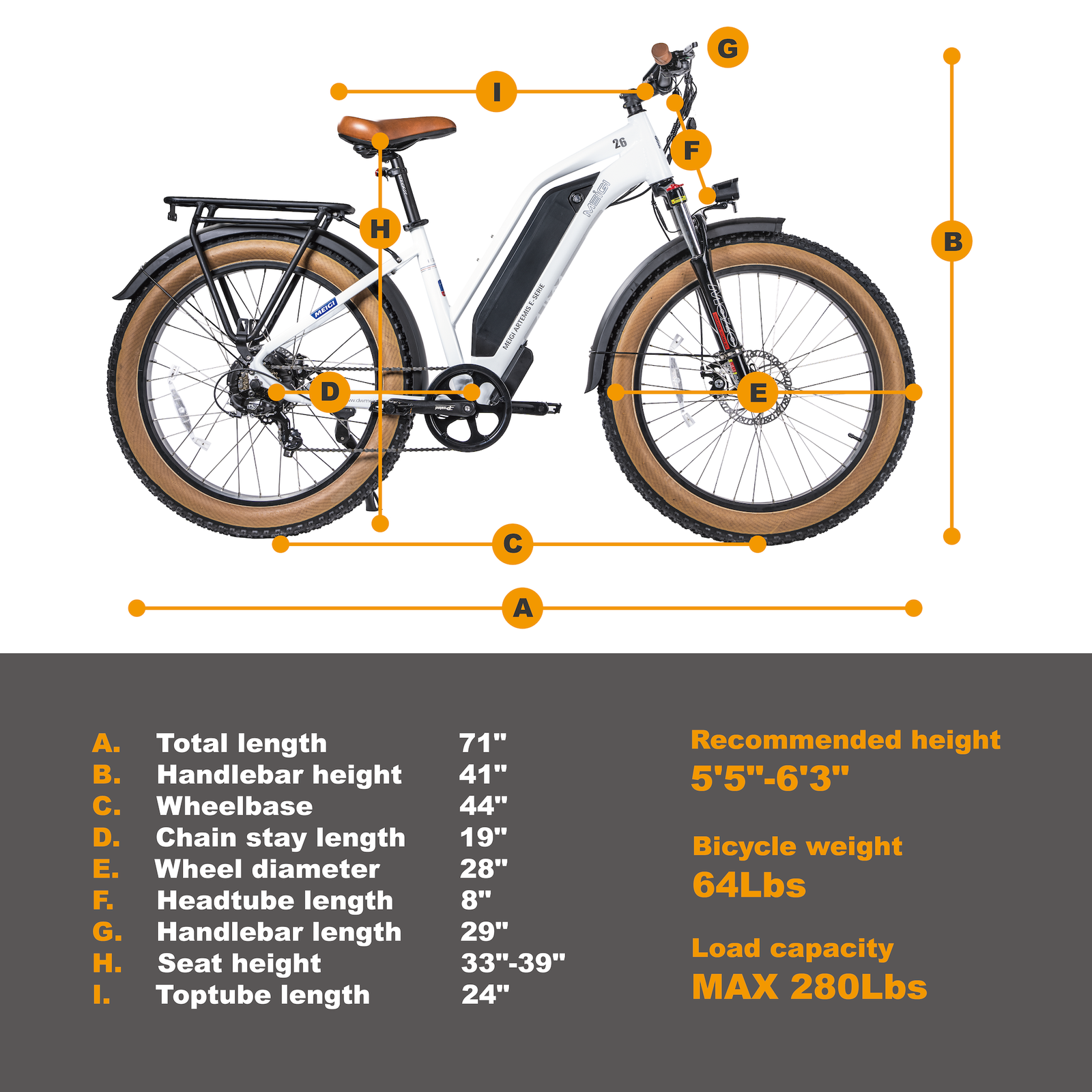 DWMEIGI Artemis 48V/16Ah 750W Fat Tire Electric Bike - Image 18
