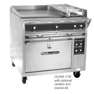 Southbend SE36A-BBB 36-Inch Heavy-Duty Electric Range with 6 Round Hot Plates & Convection Oven