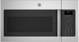 GE - 1.6 Cu. Ft. Over-the-Range Microwave with Convenience Cooking Controls - Stainless Steel