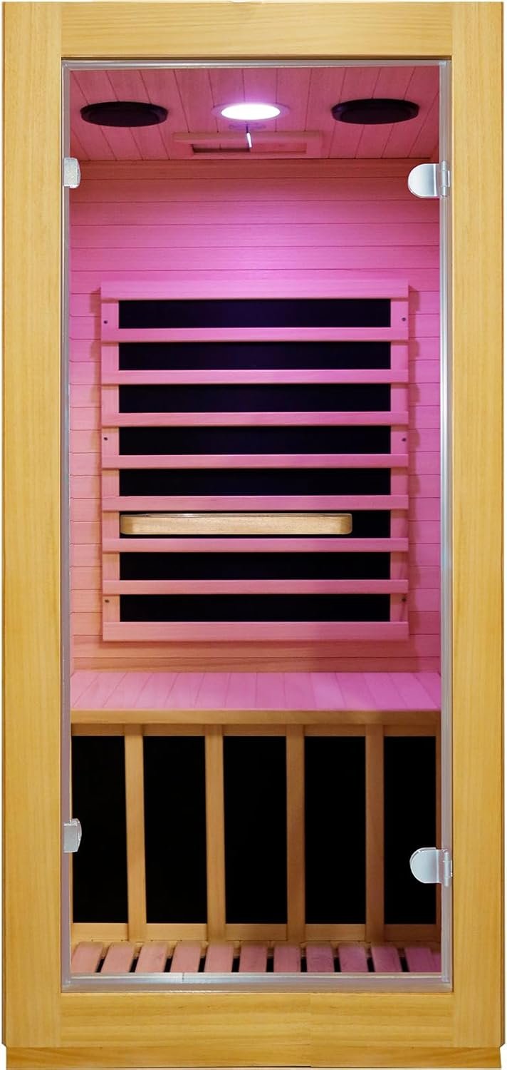 OUTEXER Far Infrared Sauna Home Sauna Spa Room Low-EMF Wood 1200W 120V - Image 18
