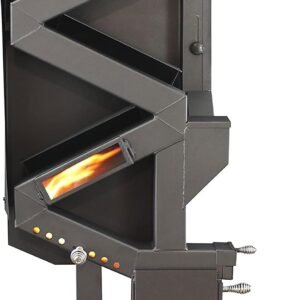 US Stove Wiseway GW1949 40,000 BTU Non-Electric Gravity-Fed Pellet Stove – 2,000 Sq. Ft., 60-Lb Hopper