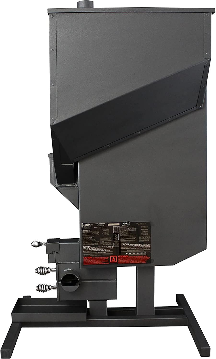 US Stove Wiseway GW1949 40,000 BTU Non-Electric Gravity-Fed Pellet Stove – 2,000 Sq. Ft., 60-Lb Hopper - Image 4