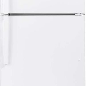 GE - 33 in. Wide 21.9 Cu. Ft. Top-Freezer Refrigerator with Garage Ready Performance - White