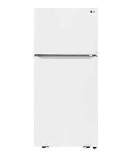 GE - 33 in. Wide 21.9 Cu. Ft. Top-Freezer Refrigerator with Garage Ready Performance - White