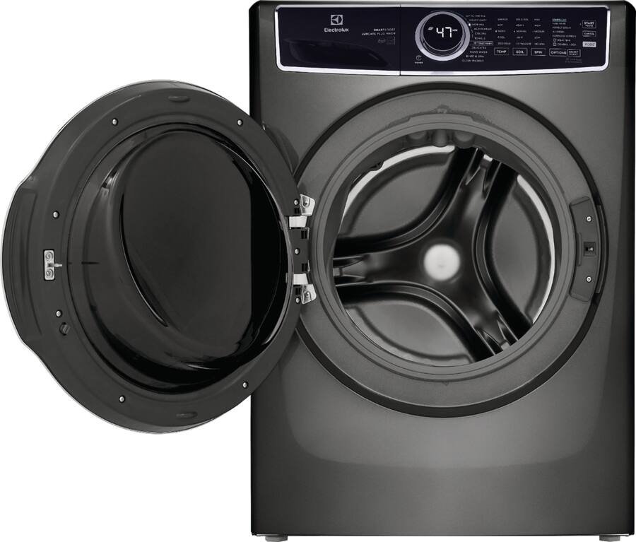 Electrolux - 4.5 Cu.Ft. Stackable Front Load Washer with Steam and SmartBoost Wash System - Titanium