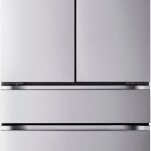 LG - 36-in Standard-Depth MAX 29.6 Cu. Ft. 4-Door French Door Smart Refrigerator with Full-Convert Drawer - Stainless Steel