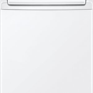 LG - 4.3 Cu. Ft. High-Efficiency Top Load Washer with SlamProof Glass Lid - White
