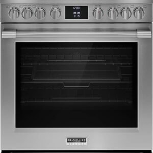 Frigidaire - Professional 30 in. Wide 5 elements 6.2 Cu. Ft. Freestanding Total Convection Range with No Preheat and Air Fry - Stainless Steel