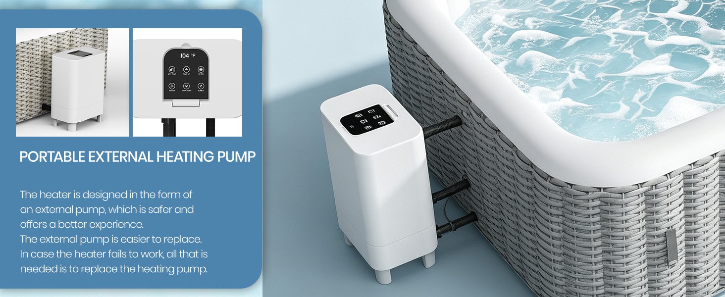 External heating pump