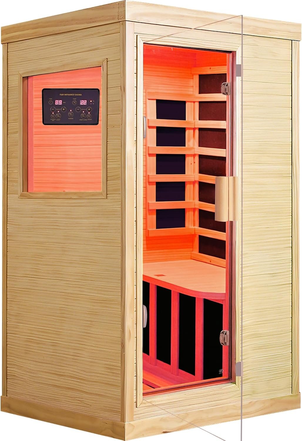 OUTEXER Far Infrared Sauna Home Sauna Spa Room Low-EMF Wood 1200W 120V - Image 31