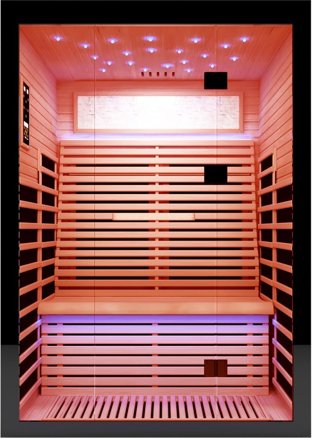OUTEXER Far Infrared Sauna Home Sauna Spa Room Low-EMF Wood 1200W 120V - Image 23