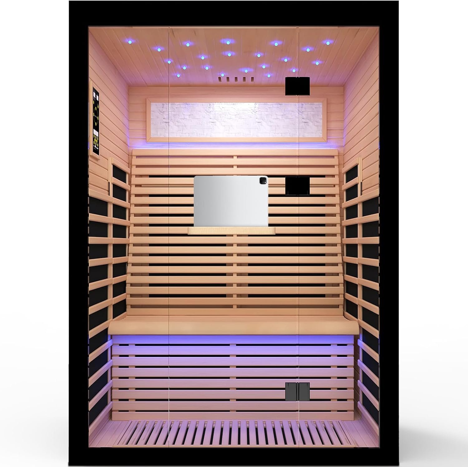 OUTEXER Far Infrared Sauna Home Sauna Spa Room Low-EMF Wood 1200W 120V - Image 13