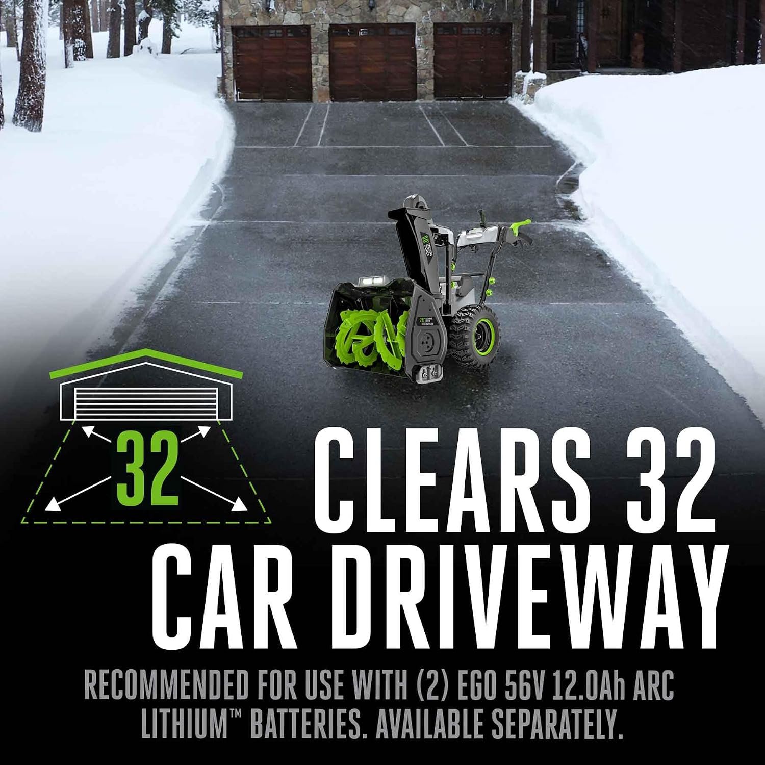 EGO Power+ 28" Electric Snow Blower, Cordless Self-Propelled 2-Stage, Battery and Charger Not Included - SNT2800 - Image 8