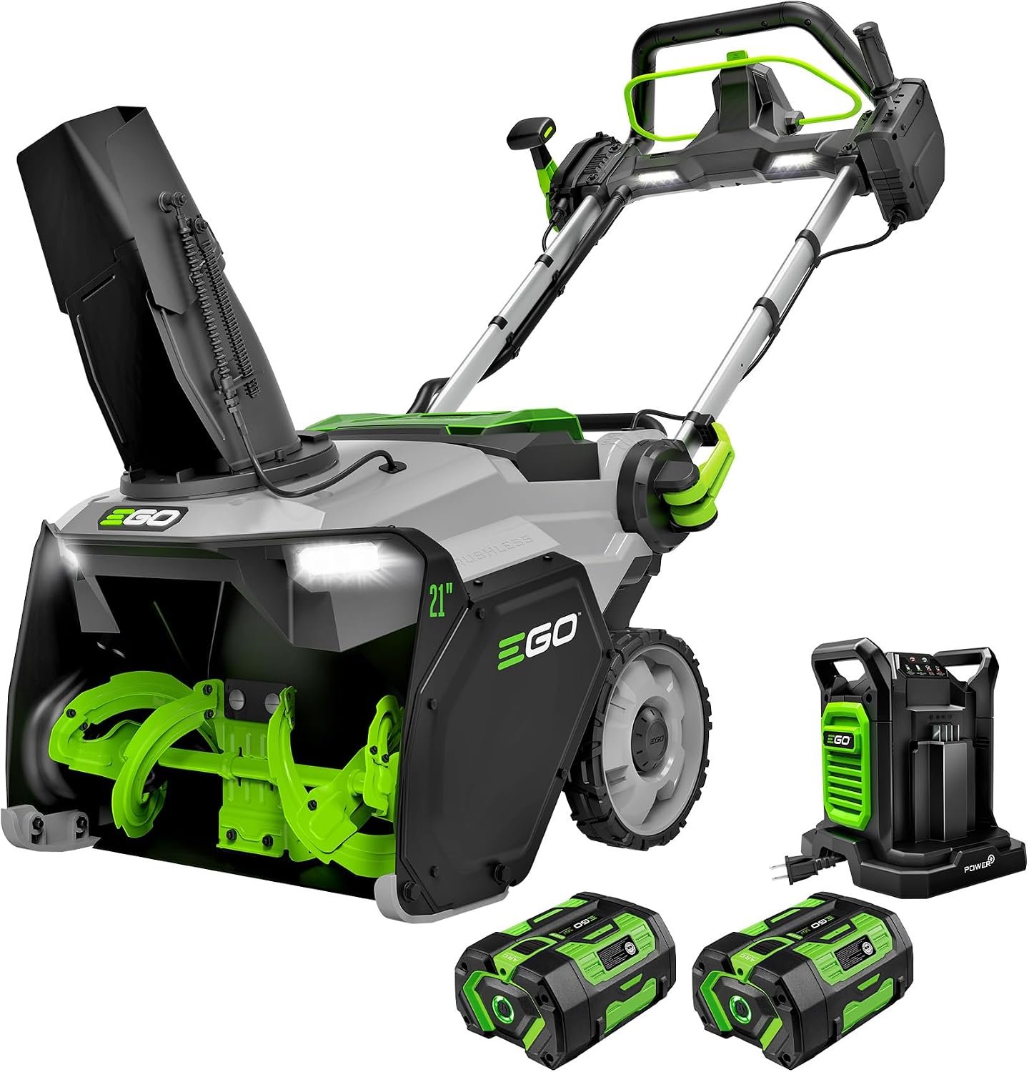 EGO Power+ SNT2122 21" Single-Stage Snow Blower with Peak Power, (2) 4Ah Batteries and 320W Charger Included - Image 4