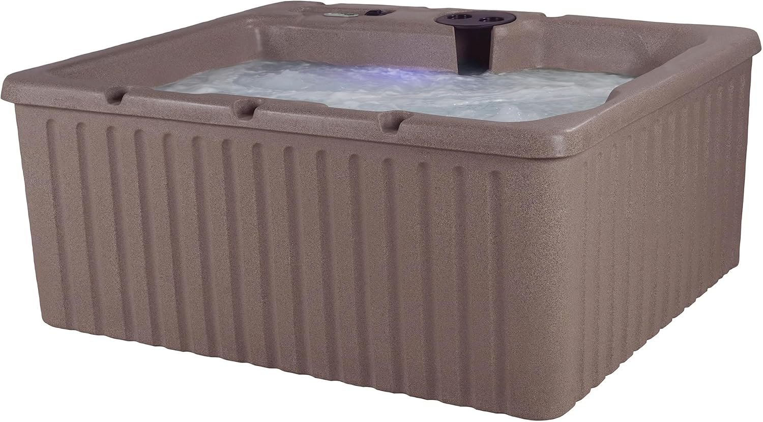 Aqualife Current Outdoor Hot Tub, Free Extras, Fits 4-Adults, Plug and Play Spa, Free Cover Included