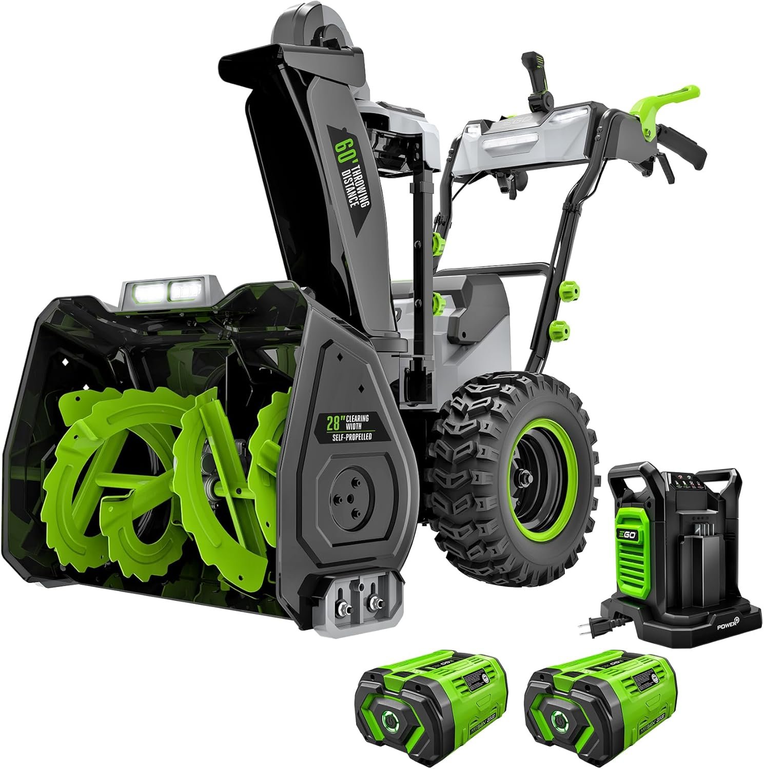 EGO Power+ SNT2122 21" Single-Stage Snow Blower with Peak Power, (2) 4Ah Batteries and 320W Charger Included - Image 7
