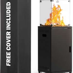 Pamapic 41,000 BTU Outdoor Propane Patio Heater – Inky