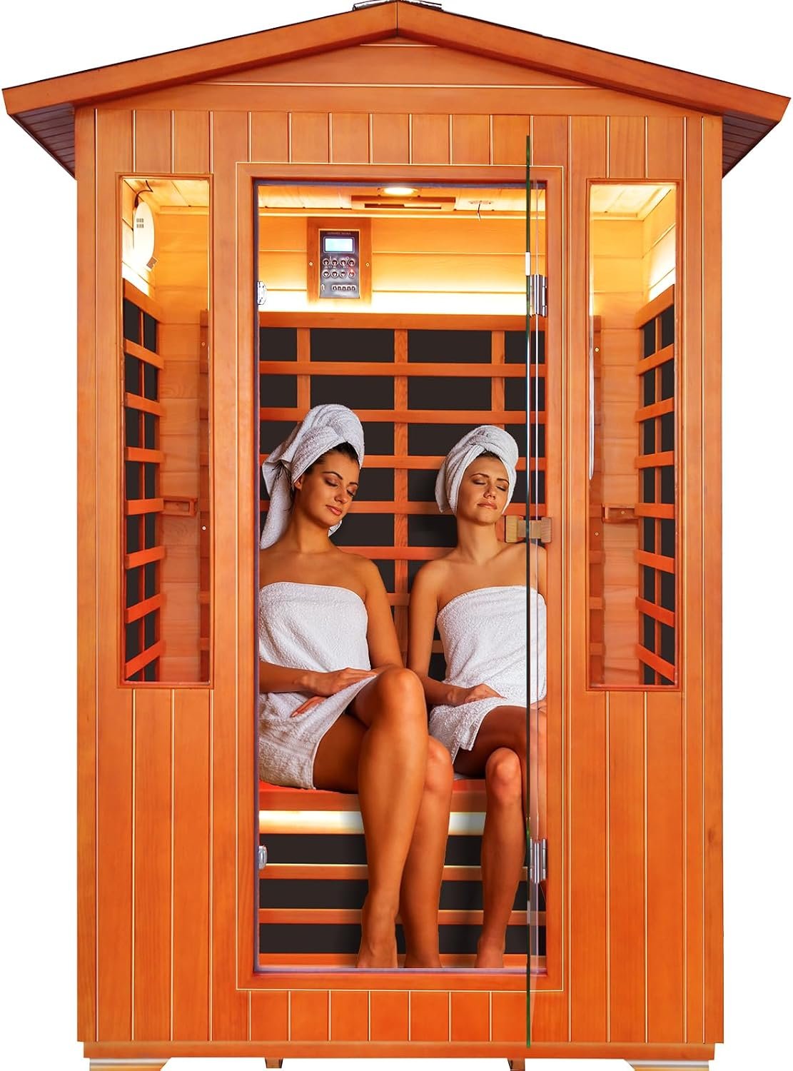 OUTEXER Far Infrared Sauna Home Sauna Spa Room Low-EMF Wood 1200W 120V - Image 25