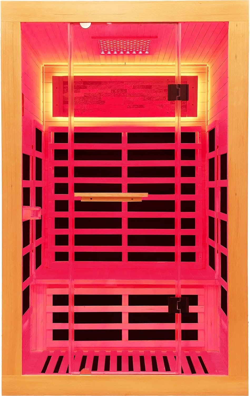 OUTEXER Far Infrared Sauna Home Sauna Spa Room Low-EMF Wood 1200W 120V - Image 16