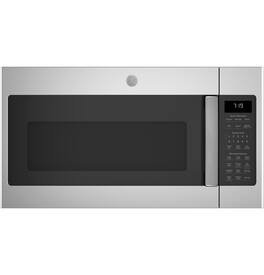 GE - 1.6 Cu. Ft. Over-the-Range Microwave with Convenience Cooking Controls - Stainless Steel