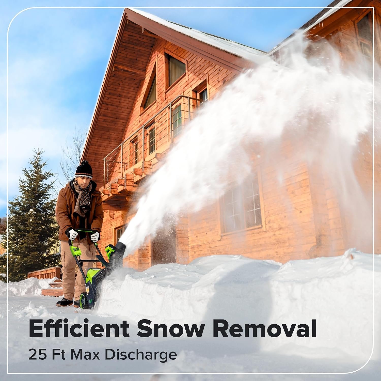 Greenworks 40V 16" Gen2 Cordless Single-Stage Snow Blower – Tool Only, Battery & Charger Not Included - Image 5