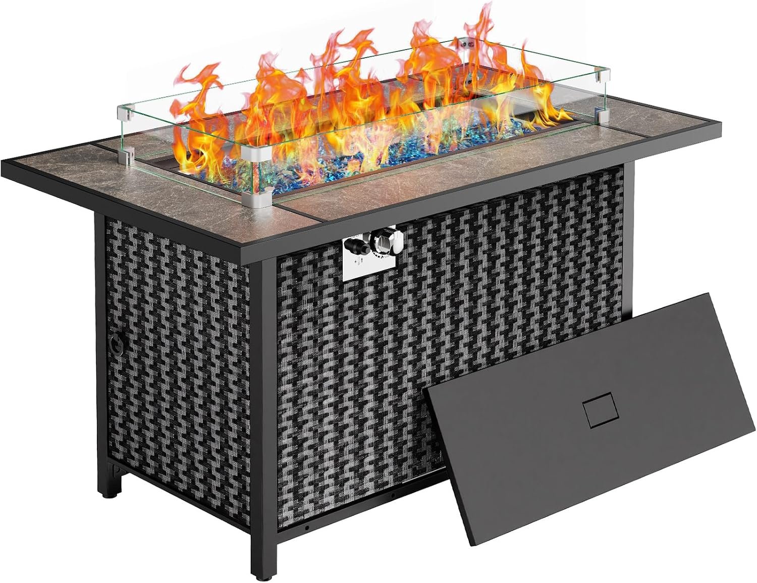 Ciays CIFPT3-N1 28" 50,000 BTU Propane Fire Pit Table - Image 6