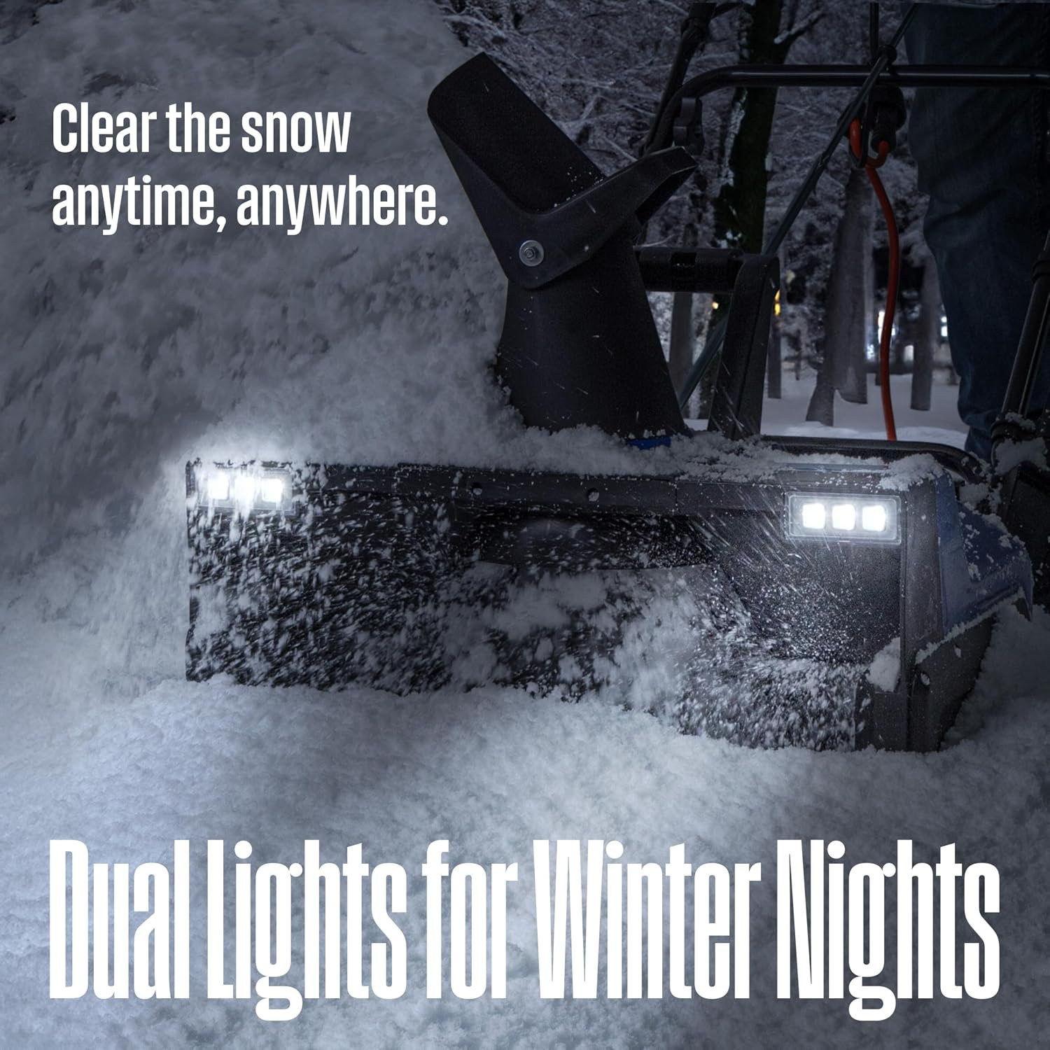 Westinghouse WSnow22 22" 15A Corded Electric Snow Blower – Steel Auger, Dual LED Lights, 25-Ft Throw & 180° Chute - Image 5
