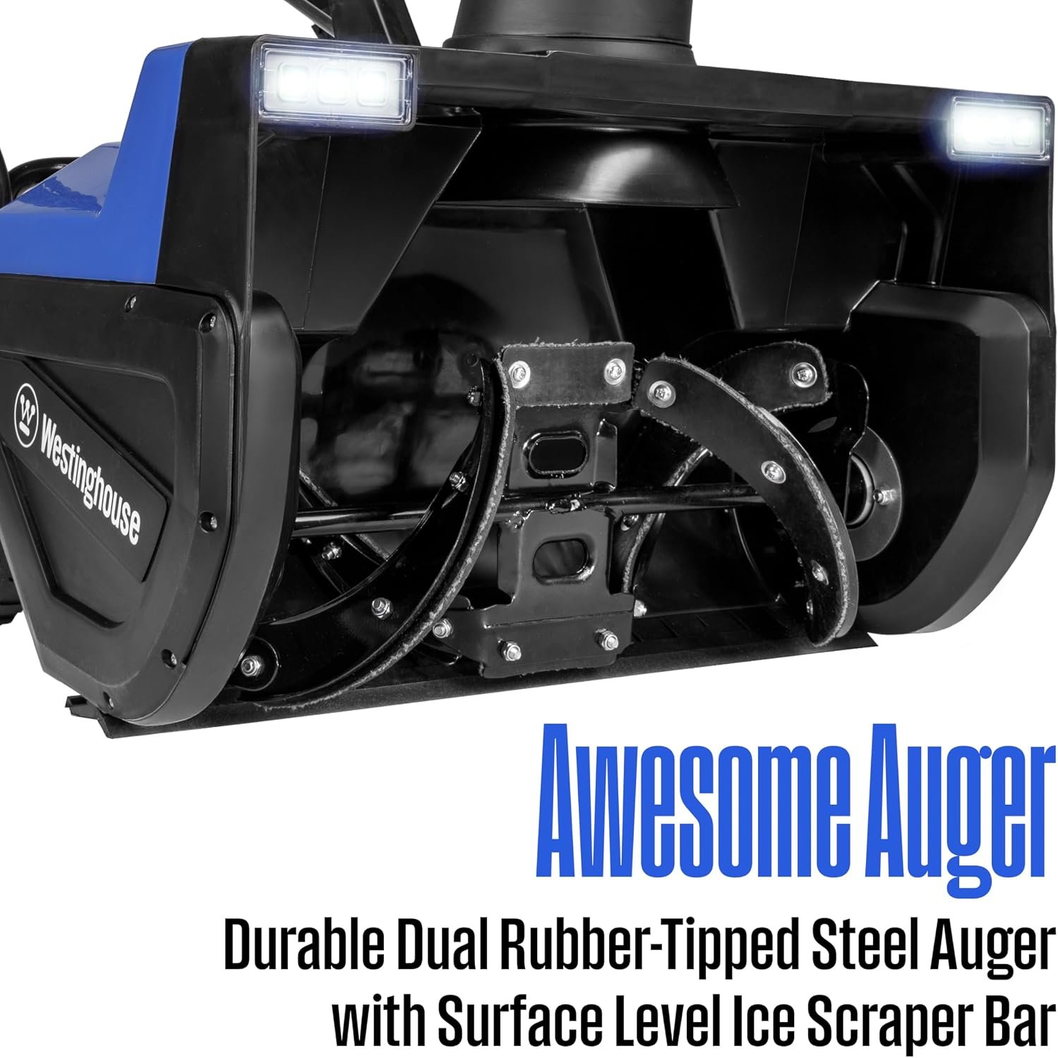 Westinghouse WSnow22 22" 15A Corded Electric Snow Blower – Steel Auger, Dual LED Lights, 25-Ft Throw & 180° Chute - Image 2