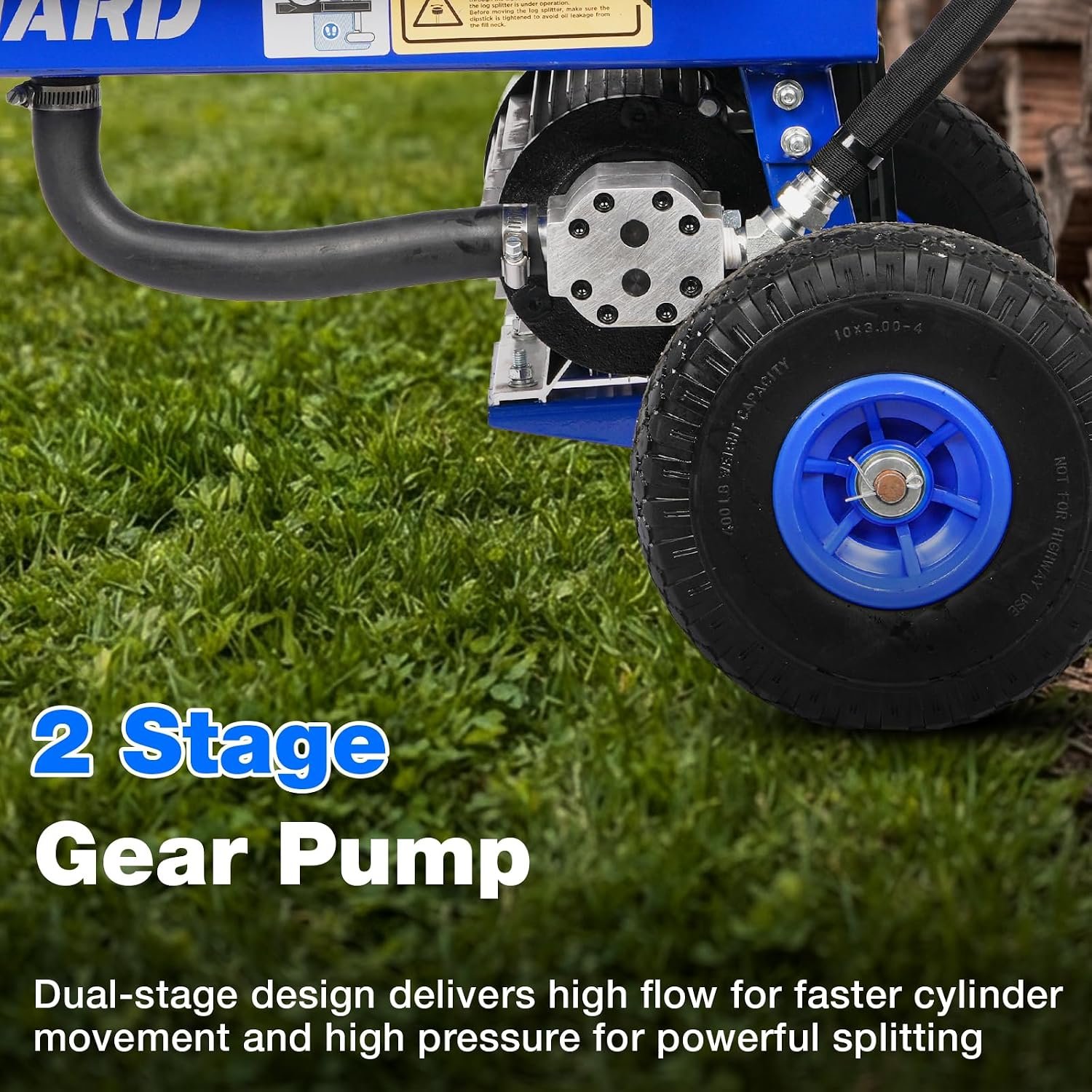 BILT HARD 27-Ton Towable Gas Log Splitter - Image 3