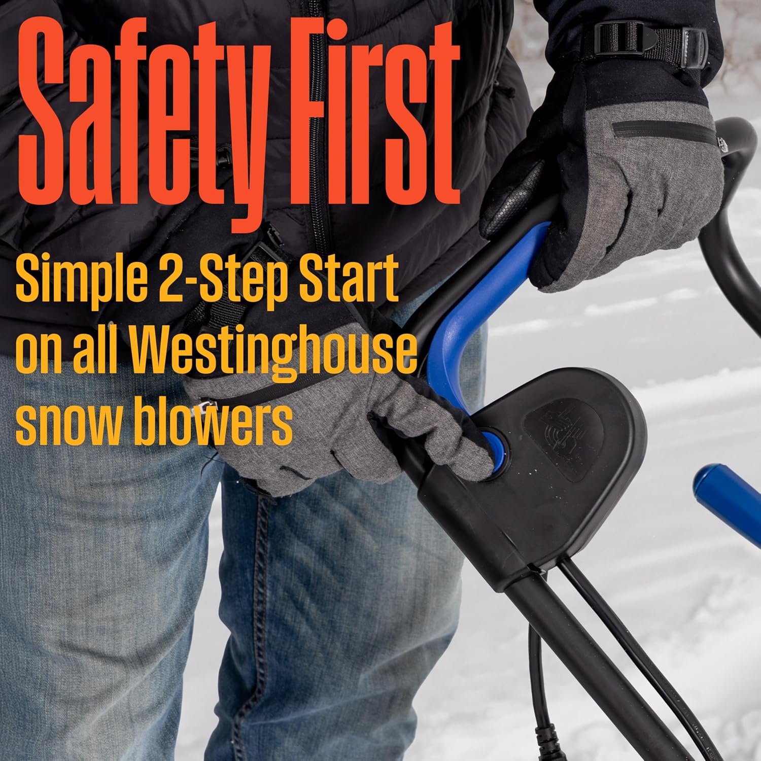 Westinghouse WSnow22 22" 15A Corded Electric Snow Blower – Steel Auger, Dual LED Lights, 25-Ft Throw & 180° Chute - Image 7