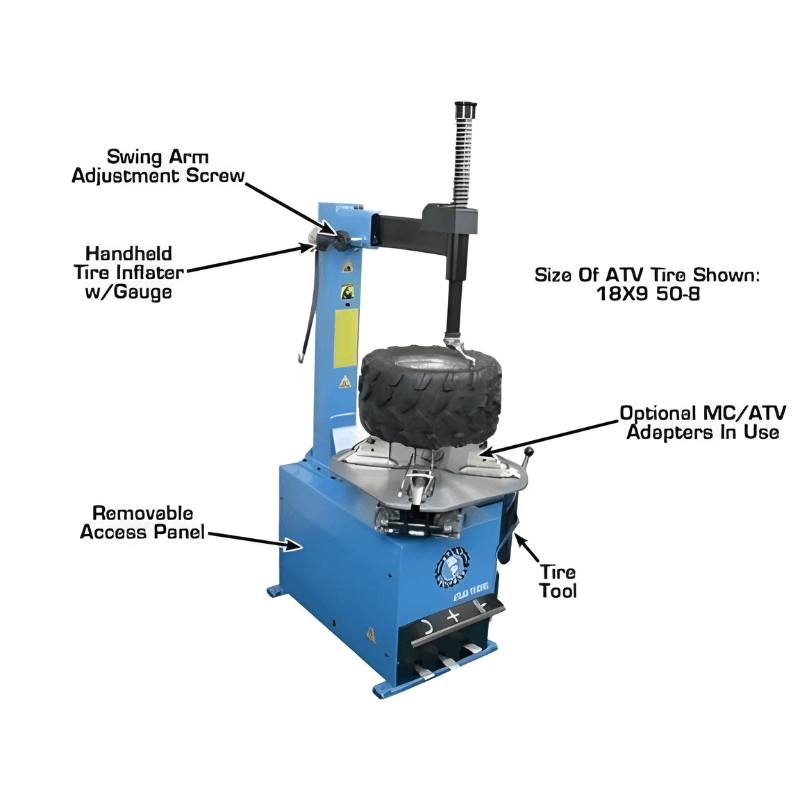 Atlas TC221 Rim-Clamp Tire Changer – 110V - Image 3