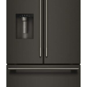 KitchenAid - 36 in. Wide 30 cu. ft. French Door Refrigerator with Exterior Water and Ice - Black Ore