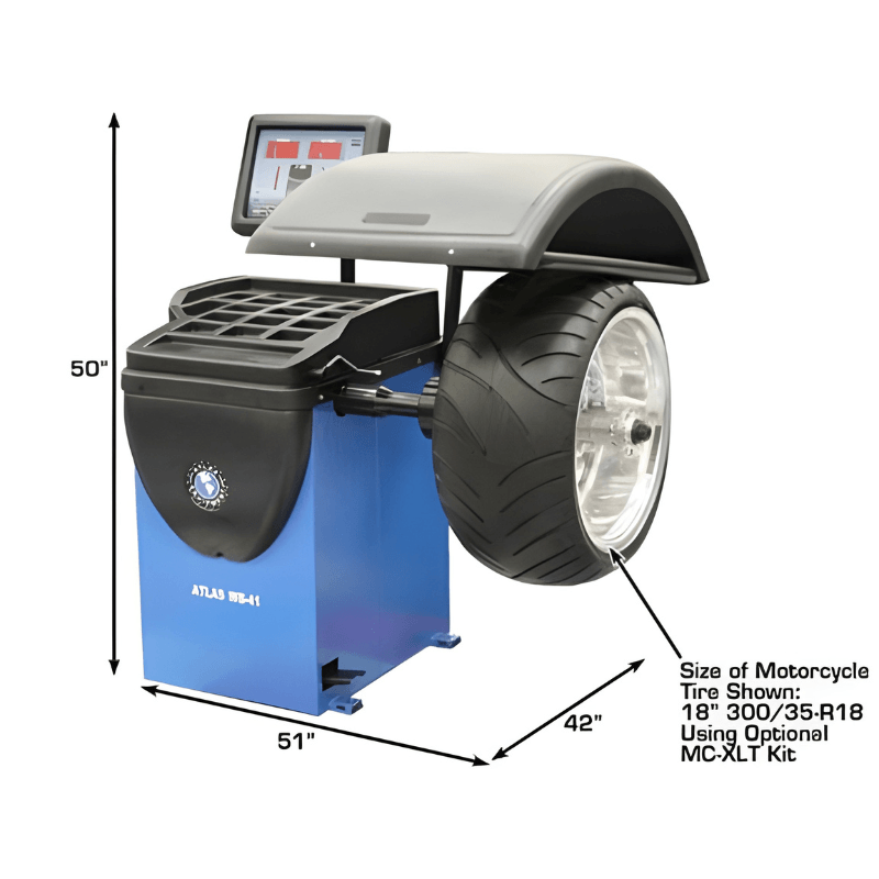 Atlas TC229 Tire Changer with WB41 Computerized Wheel Balancer – Combo 5 - Image 30