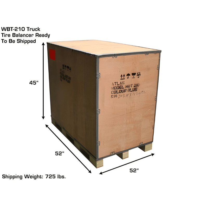 Atlas WBT-210 Heavy Duty Truck Wheel Balancer with Pneumatic Wheel Lift – 220V - Image 12