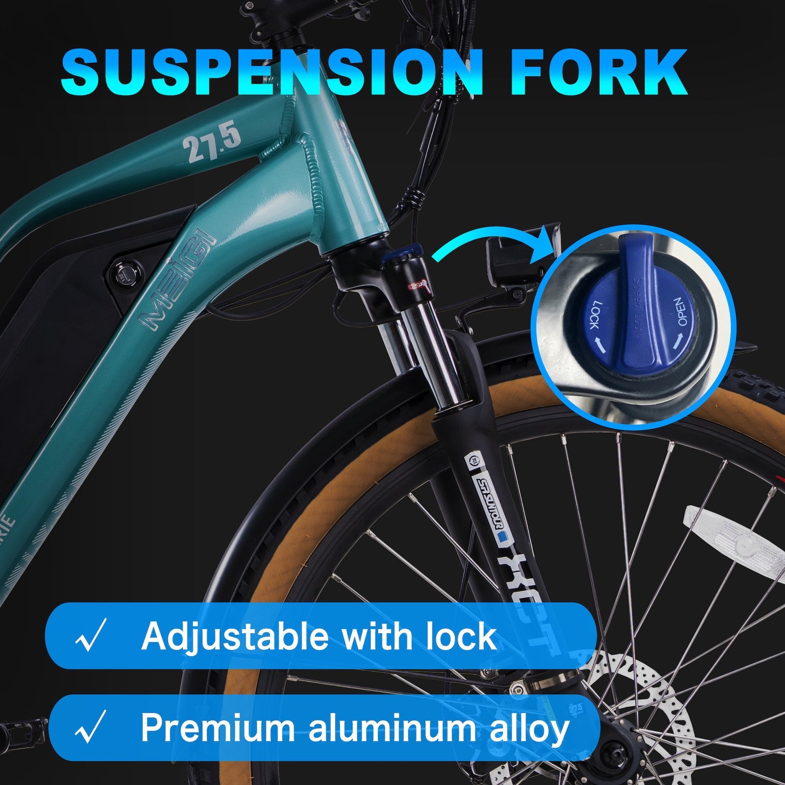 DWMEIGI Hestia 48V/13Ah 750W Electric Bike - Image 10
