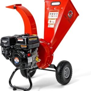 GreatCircleUSA Mini Wood Chipper Shredder Mulcher Ultra Duty 7 HP Gas Powered 3" Inch Max Wood Capacity EPA/CARB Certified Aids in Fire Prevention and Building Firebreaks