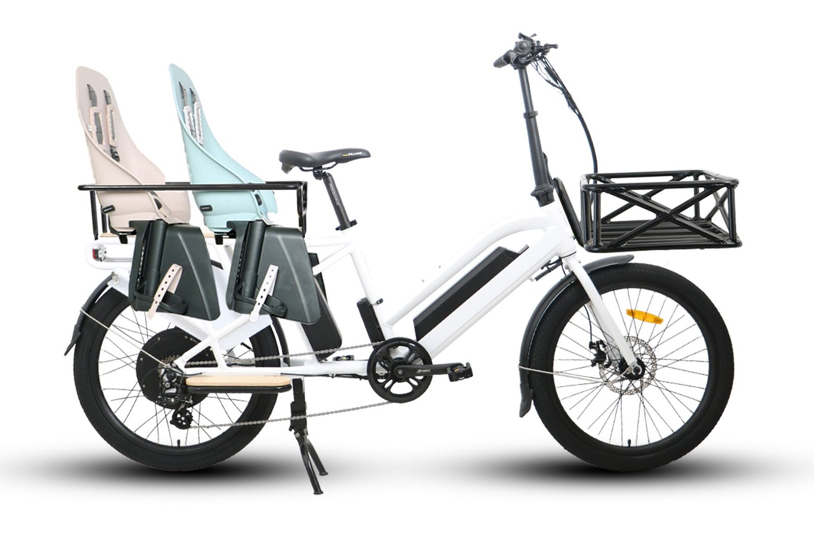 EUNORAU MAX-CARGO 48V/11.6Ah 750W Dual Battery Electric Cargo Bike - Image 6